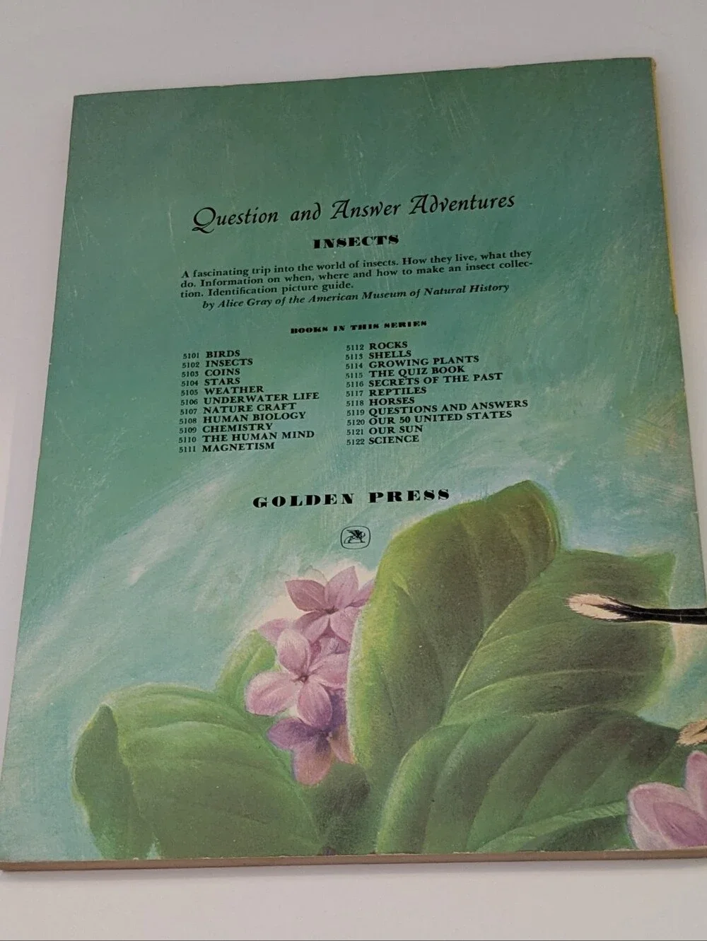 Question and Answer Adventures - Insects *A Vintage Golden Book*